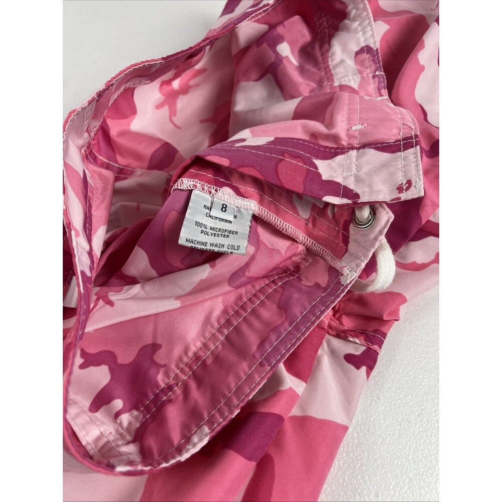 Women’s Long Board Shorts Size 8 (30 In Waist) Inseam 11 Inches Pink Camo New - Picture 6 of 8